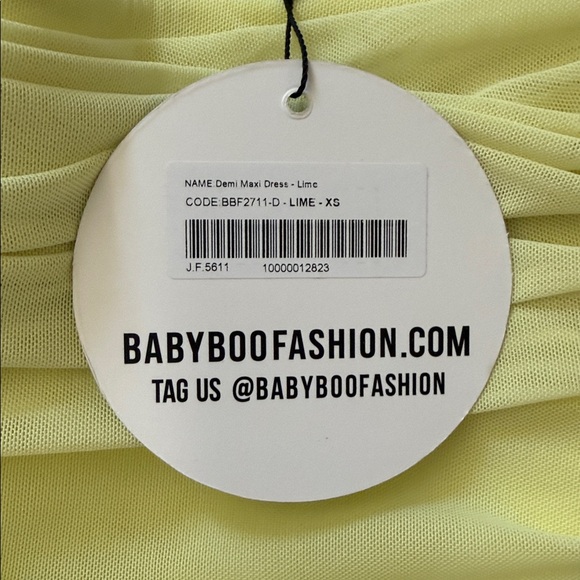 NWT Babyboo Maxi Strapless Dress - XS - Picture 8 of 9